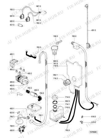 Схема №3 ADG 931/2 AV с изображением Прерыватель для электропосудомоечной машины Whirlpool 481990501174