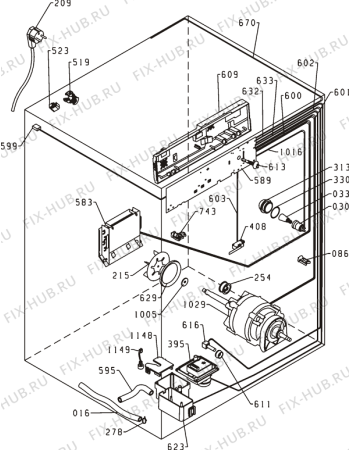 Схема №3 D72325AL (355039, SPK2) с изображением Декоративная панель для стиралки Gorenje 404240