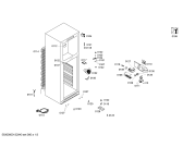 Схема №2 KDV42X40 с изображением Дверь морозильной камеры для холодильника Bosch 00689585