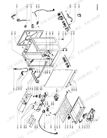 Схема №2 AWB 929 /2 с изображением Уплотнение для стиралки Whirlpool 481953228169