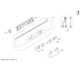 Схема №3 SMS63E09GB с изображением Кнопка для посудомоечной машины Bosch 00615521