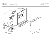 Схема №3 SE24930 family с изображением Передняя панель для посудомоечной машины Siemens 00363274