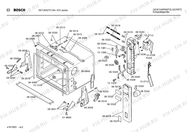 Схема №3 SKT2022TC с изображением Циркуляционная помпа для электропосудомоечной машины Bosch 00151389