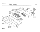 Схема №1 HO642026 с изображением Панель для плиты (духовки) Siemens 00111542