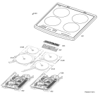 Схема №1 ELI24371RF с изображением Керамическая поверхность для плиты (духовки) Aeg 140005556059