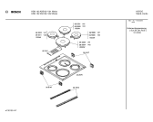 Схема №4 HSN102BSF с изображением Шина для плиты (духовки) Bosch 00287997