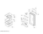 Схема №1 KICKB18 с изображением Вставка для холодильной камеры Bosch 00641339
