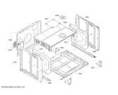 Схема №5 HBG73B520C с изображением Панель управления для плиты (духовки) Bosch 00708781