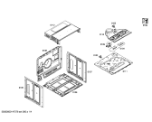 Схема №2 P1HEC43051 с изображением Панель управления для электропечи Bosch 00700580
