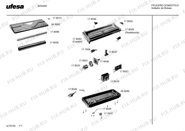 Схема №1 BAS200 с изображением Патрубок для микроволновки Bosch 00178547