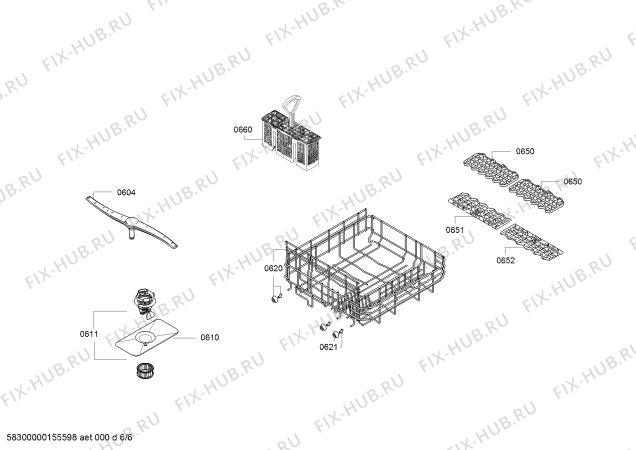 Схема №4 SK78M530EU с изображением Внешняя дверь для посудомойки Siemens 00685266