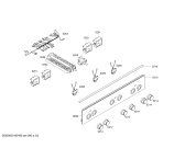 Схема №4 HCA633150E с изображением Ручка переключателя для духового шкафа Bosch 00638214