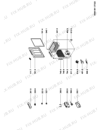 Схема №1 AFG5126M3 (F090702) с изображением Руководство для холодильной камеры Indesit C00358239