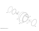 Схема №2 WT46W5C0NL с изображением Корпус для сушильной машины Bosch 00674480