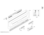 Схема №4 S41M85B5DE Excellent, Made in Germany с изображением Передняя панель для посудомоечной машины Bosch 00708773