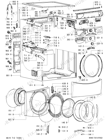 Схема №2 724 WT/WT с изображением Другое для стиралки Whirlpool 480111101795