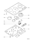 Схема №1 HOB 495 B 800 270 67 с изображением Втулка для электропечи Whirlpool 481244039059