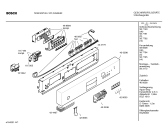 Схема №5 SGI43A45 с изображением Передняя панель для электропосудомоечной машины Bosch 00436298