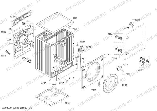 Схема №5 WKD24360EE, WKD2436 с изображением Кнопка для стиральной машины Bosch 00619475