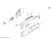 Схема №4 JS14VN90 с изображением Набор кнопок для электропосудомоечной машины Bosch 00624356