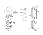 Схема №3 3KFL7650 с изображением Дверь для холодильной камеры Bosch 00246487