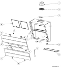Схема №1 X69453MV0 с изображением Сенсорная панель для вытяжки Aeg 4055110458