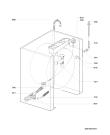 Схема №2 AWH 091 с изображением Уплотнитель (прокладка) для стиральной машины Whirlpool 481953058033