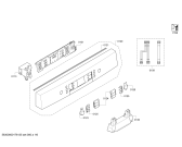 Схема №6 SMS53M82EU, SuperSilence с изображением Передняя панель для электропосудомоечной машины Bosch 11004487