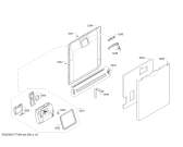 Схема №2 SMS53E02TR с изображением Панель управления для посудомойки Bosch 11002953