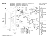Схема №3 KSU40640 с изображением Дверь для холодильной камеры Bosch 00219636
