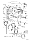 Схема №1 AWV 515 с изображением Декоративная панель для стиралки Whirlpool 481245219843