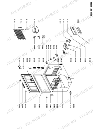 Схема №1 GTL 4644/2 с изображением Электрокомпрессор для холодильника Whirlpool 481236038692