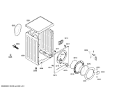 Схема №1 WM12A27MBY с изображением Панель управления для стиралки Siemens 00702935