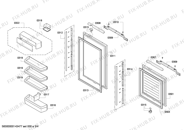 Схема №4 K8241X0 с изображением Модуль для холодильника Bosch 00677125