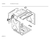 Схема №5 HEN200A с изображением Корпус для духового шкафа Bosch 00068503