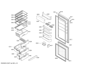 Схема №3 KGS39V25 с изображением Дверь для холодильника Bosch 00245014