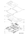 Схема №1 ACM 814/BA/WH с изображением Поверхность для духового шкафа Whirlpool 481010701004