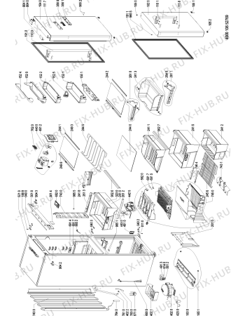 Схема №1 KGN 5492 A2+ FRESH P с изображением Панель управления для холодильной камеры Whirlpool 481010479081
