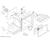 Схема №5 HBF010ER0C с изображением Панель управления для духового шкафа Bosch 11025619