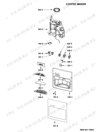 Схема №10 20RI-D4 ESPRESSO с изображением Всякое для холодильника Whirlpool 481263058107