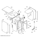 Схема №5 SRS55M02EU с изображением Кнопка для посудомойки Bosch 00603429