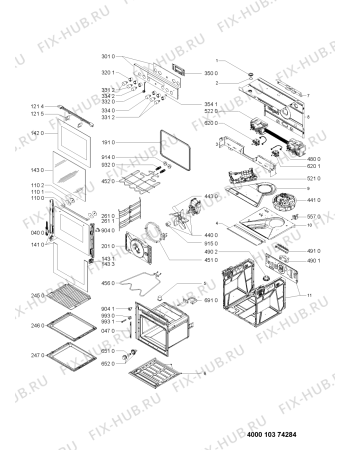 Схема №1 AKZ 162/IX с изображением Панель для электропечи Whirlpool 481010339631