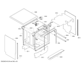 Схема №5 SMS69T58EU с изображением Передняя панель для посудомойки Bosch 00706004