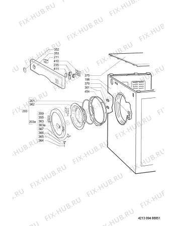 Схема №2 AWG 367 с изображением Декоративная панель для электросушки Whirlpool 481245372627