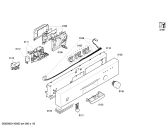 Схема №4 CP532J5 с изображением Передняя панель для посудомоечной машины Bosch 00702436