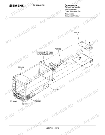 Схема №10 FV150Q6 с изображением Инструкция по эксплуатации для жк-телевизора Siemens 00531176