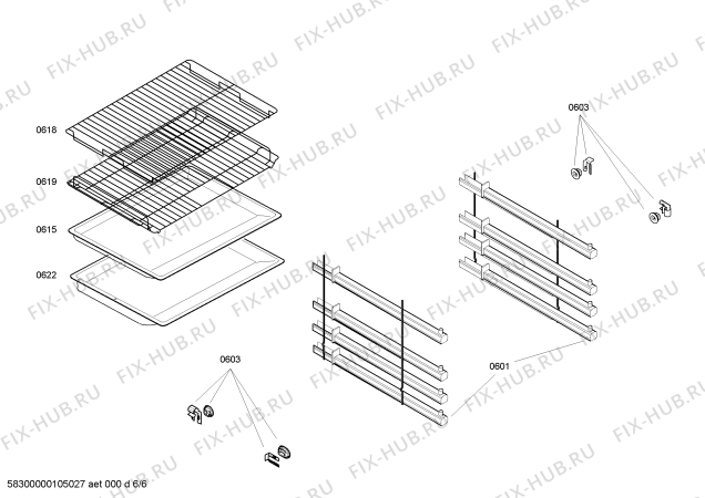 Схема №4 E1952W1 с изображением Панель управления для духового шкафа Bosch 00446292