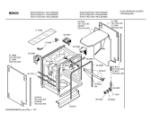 Схема №5 SHI57T05EU с изображением Передняя панель для электропосудомоечной машины Bosch 00439389