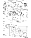 Схема №1 AWM 231/3 с изображением Рукоятка для стиралки Whirlpool 481949878408