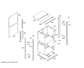 Схема №5 C271BW с изображением Декоративная рамка для духового шкафа Bosch 00473745